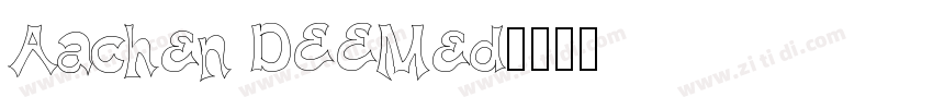 Aachen DEEMed字体转换